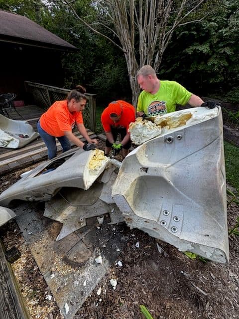 Efficient Hot Tub Removal Revitalizes Garden