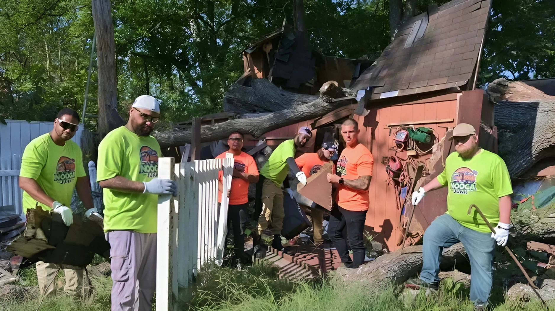 Fallen tree cleanup